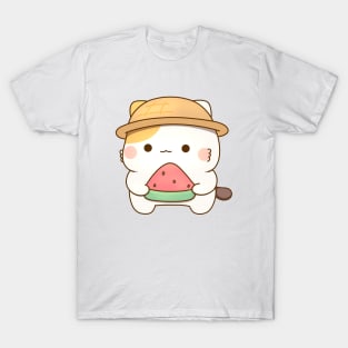 muffin cat holding watermelon T-Shirt